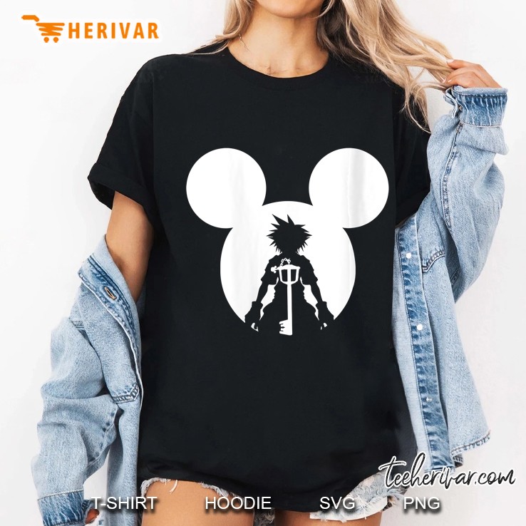 Womens Kingdom Hearts Sora Keyblade Logo Ladies Tee
