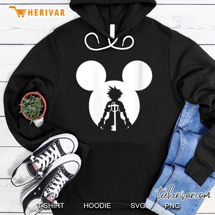 Womens Kingdom Hearts Sora Keyblade Logo Hoodie