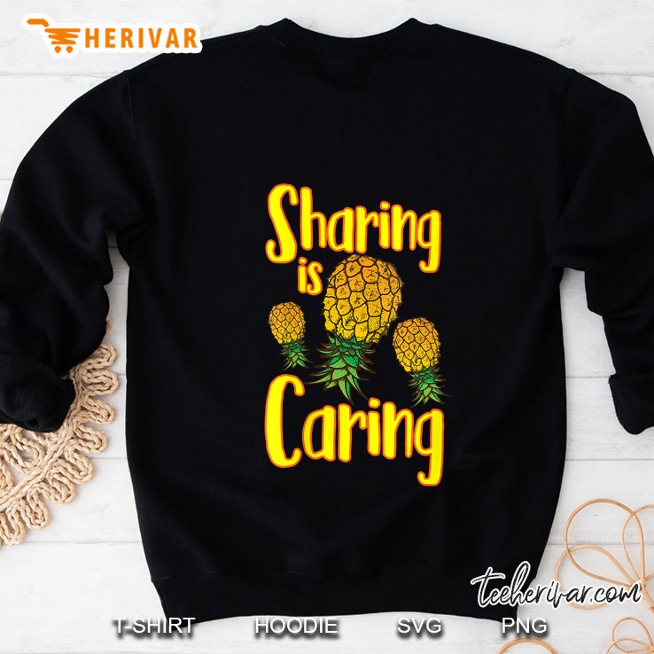 Sharing Swinger Hotwife Upside Down Pineapple Sweatshirt