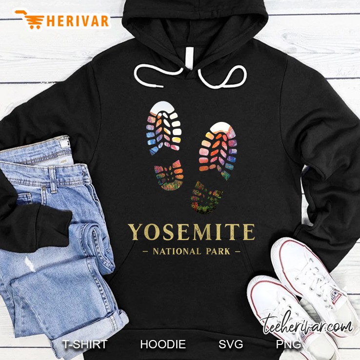 Yosemite National Park Hike Hiking Mountains Camping Explore Zip Hoodie