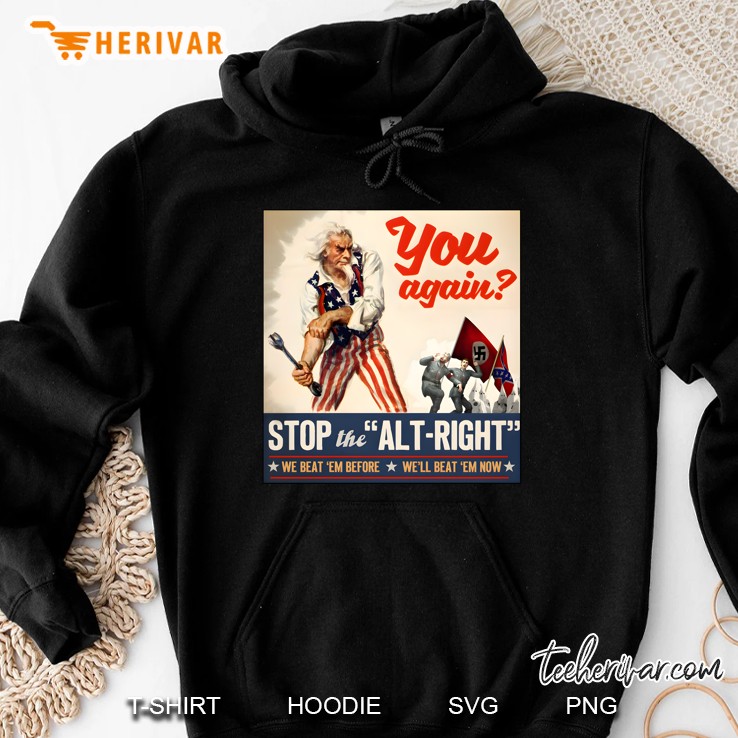 Antifa - Stop The Alt Right - Anti Trump Hoodie