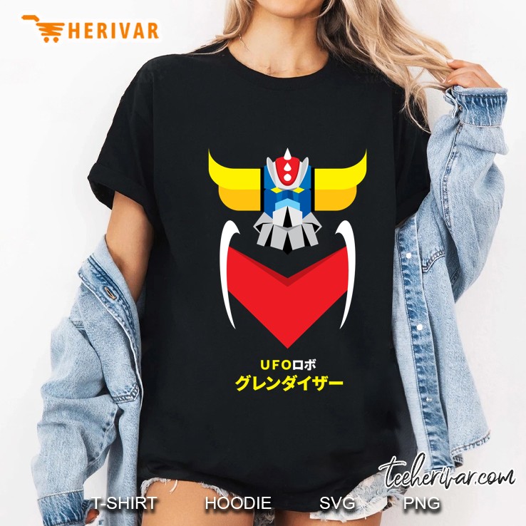 Grendizer - Color And Japanese Writing Ladies Tee