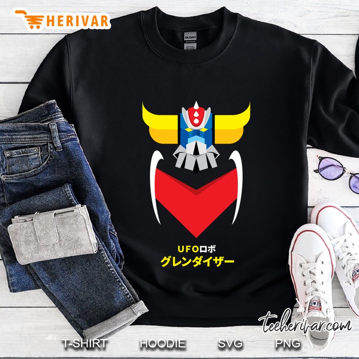 Grendizer - Color And Japanese Writing Sweatshirt