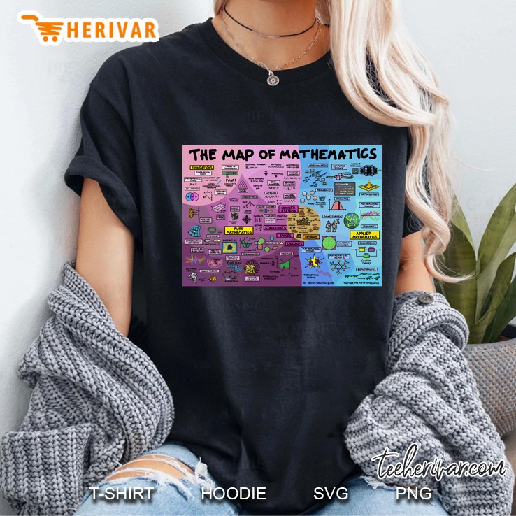 The Map Of Mathematics Classic Ladies Tee