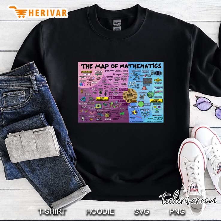 The Map Of Mathematics Classic Sweatshirt