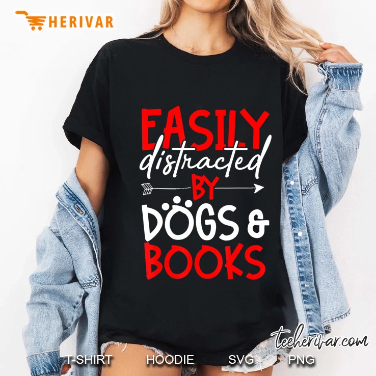 Book Dog Lover Reading Library Librarian Ladies Tee