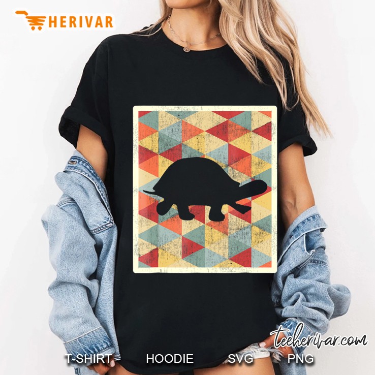 Classic Vintage Tortoise Shirt Retro Turtle Ladies Tee