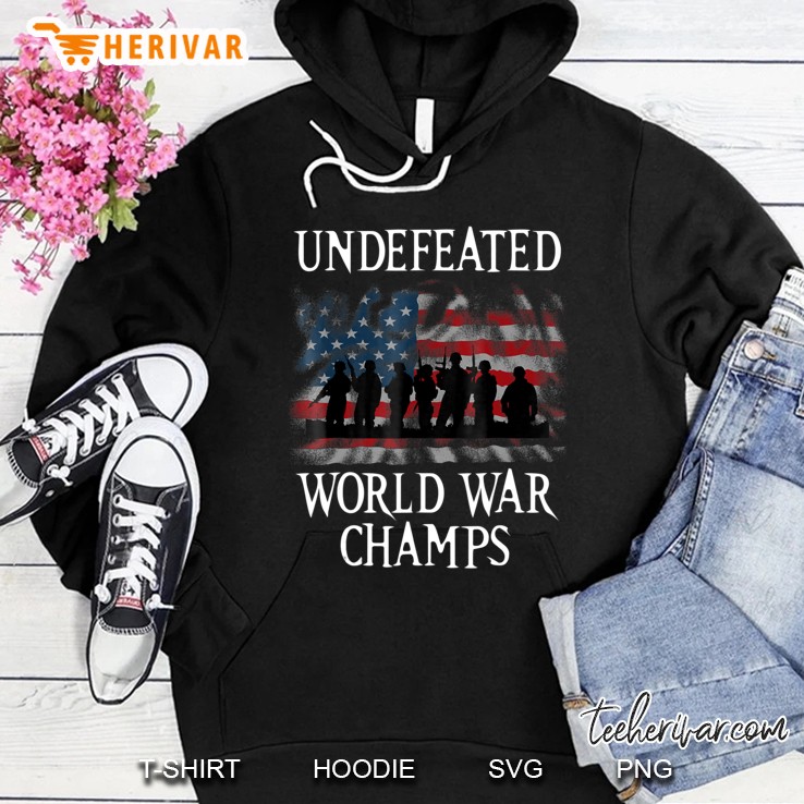 Undefeated World War Champs Funny Hoodie