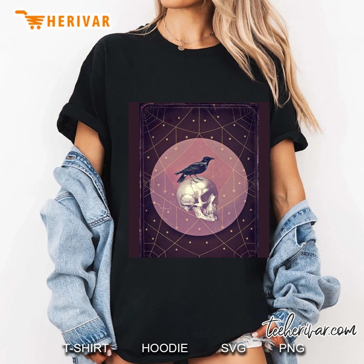 Crow And Skull Collage Sleeveless Top Ladies Tee
