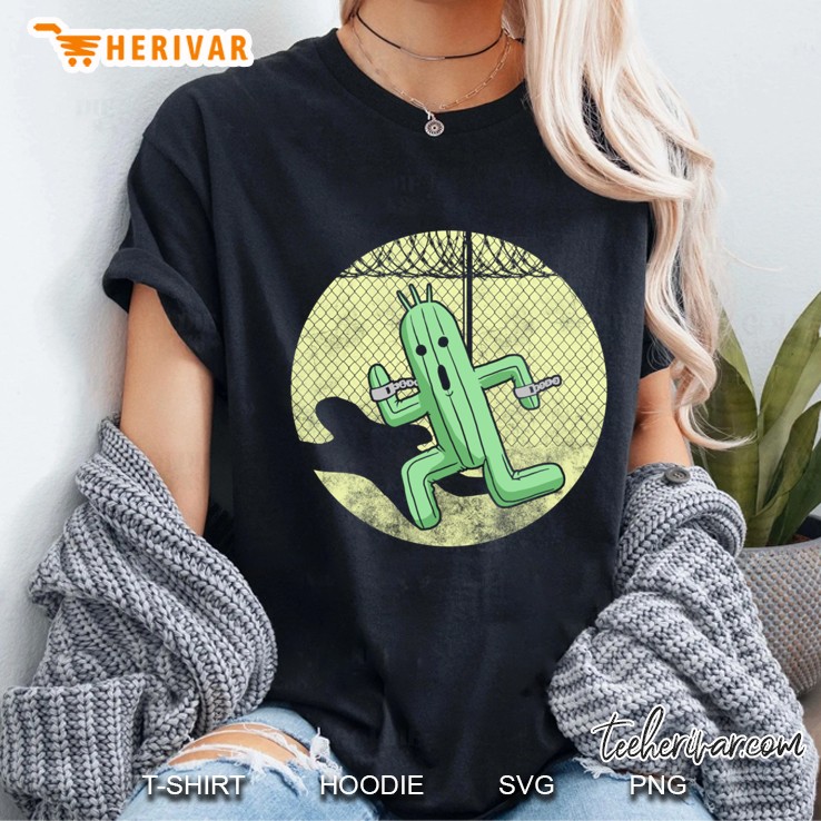 Escape From Cactuar Island- Final Fantasy Parody Slim Fit Ladies Tee