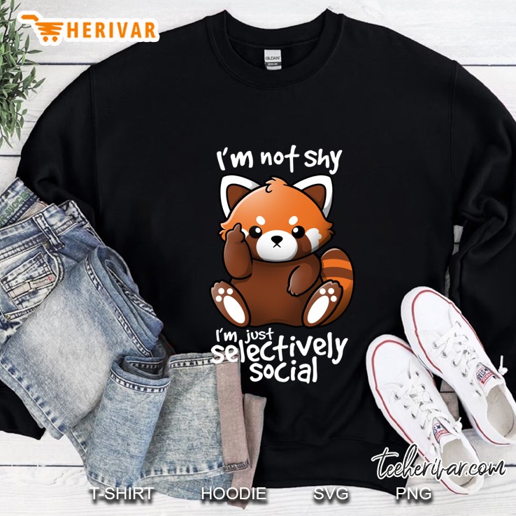 Shy Red Panda Classic Sweatshirt