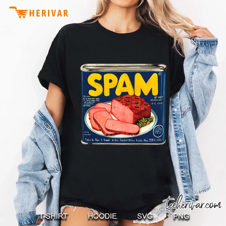 Spam Pattern - Blue Classic Ladies Tee