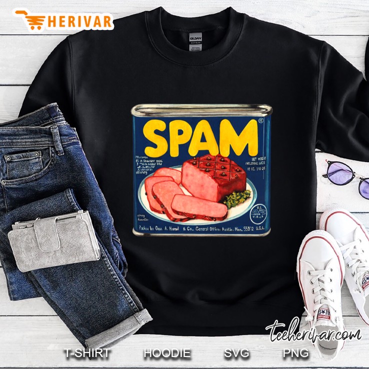 Spam Pattern - Blue Classic Sweatshirt