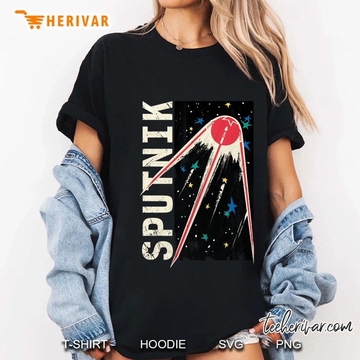 Sputnik Stars Slim Fit Ladies Tee