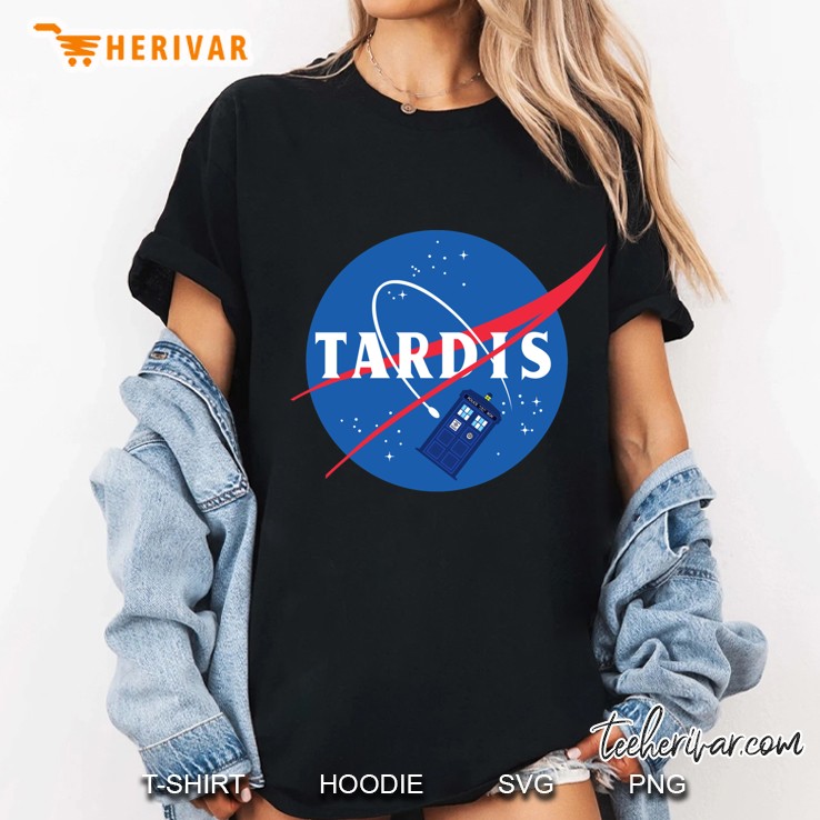 Tardis Nasa Slim Fit Ladies Tee