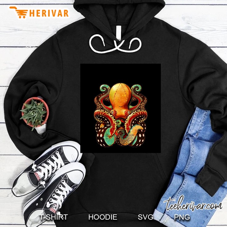 The Octopus Sleeveless Top Hoodie
