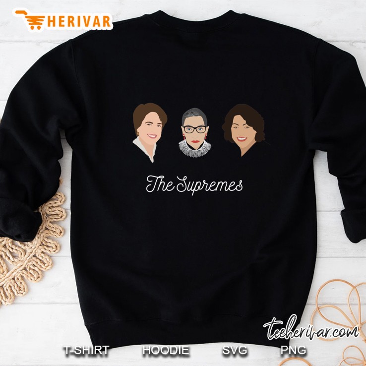 The Supremes (3, With Eyes, White Text) Relaxed Fit Sweatshirt