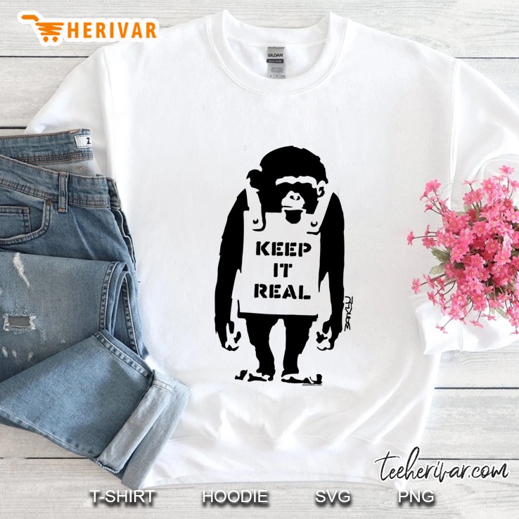 Banksy - Keep It Real Slim Fit Sweatshirt