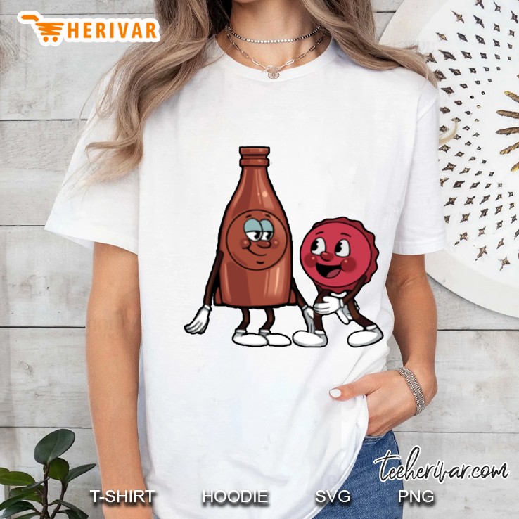 Bottle & Cappy Classic Ladies Tee