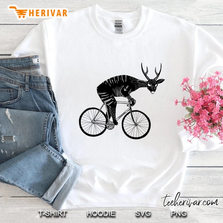 Deer & Bicycle Classic Sweatshirt