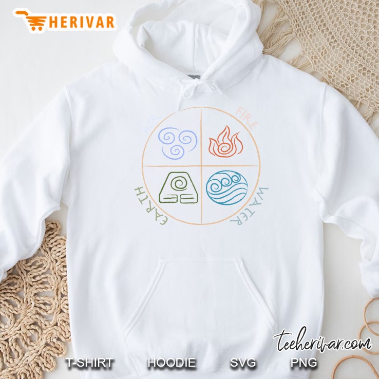 Four Elements Fitted Hoodie