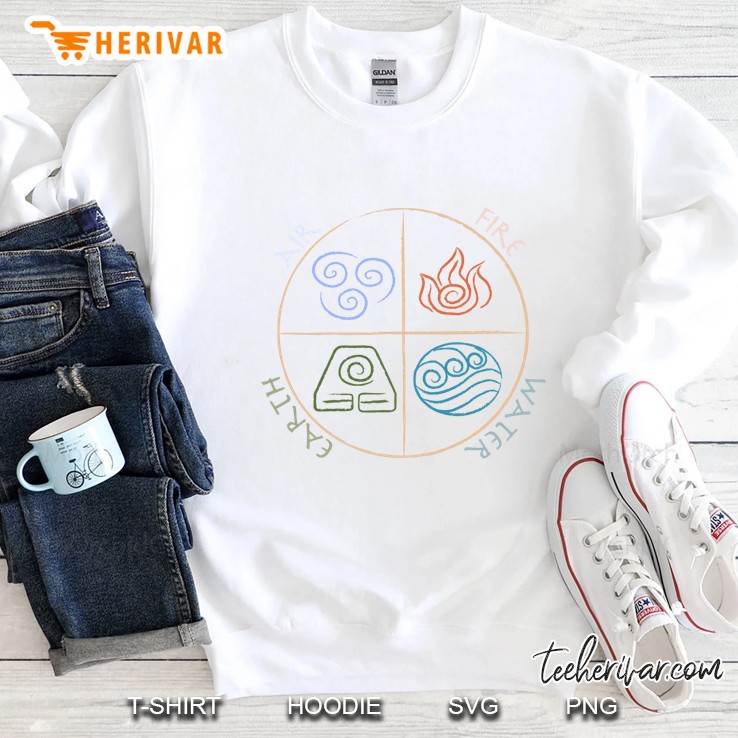 Four Elements Fitted Sweatshirt