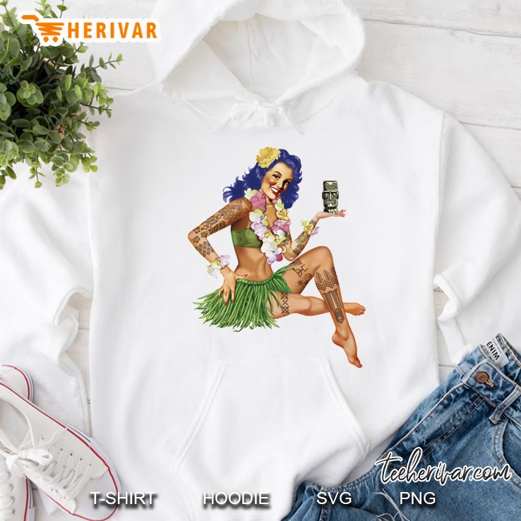 Hawaiian Pin-Up Classic Hoodie