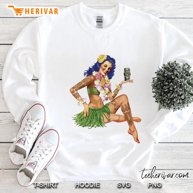 Hawaiian Pin-Up Classic Sweatshirt