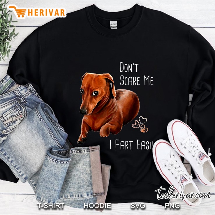 Don't Scare Me I Fart Easily Dachshund Version Mugs