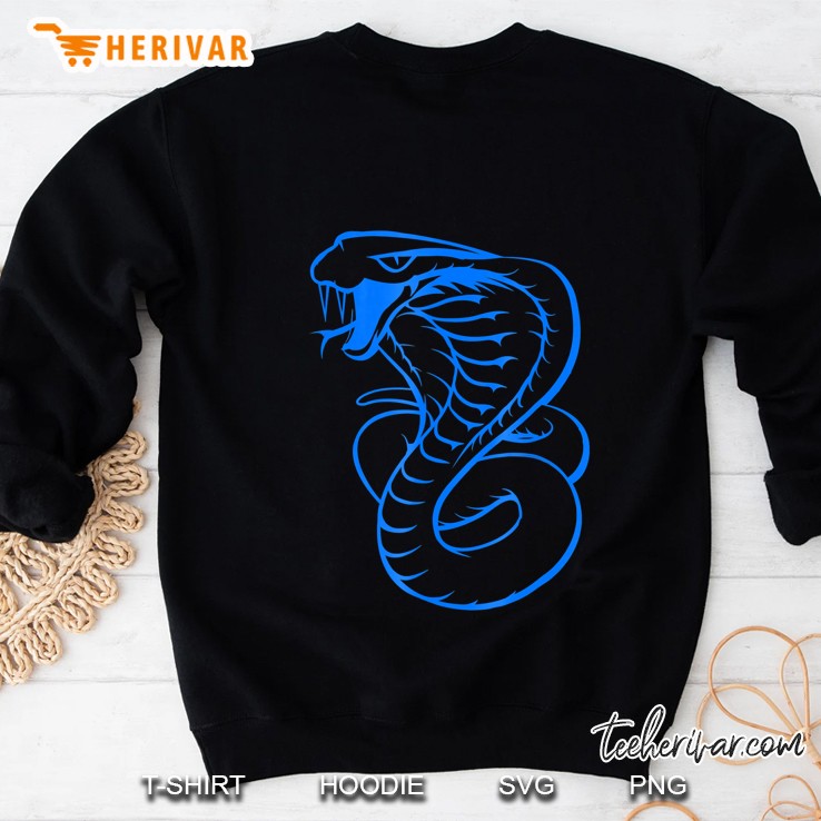 Blue King Cobra Snake Shirt Animal Graphic Art Design Shirt Sweatshirt
