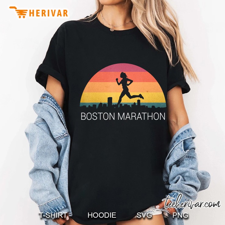 Boston 26.2 Miles 2020 Marathon Running Friend Support Gifts Ladies Tee