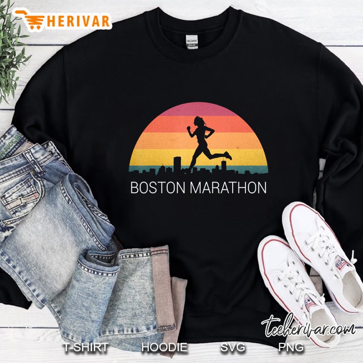 Boston 26.2 Miles 2020 Marathon Running Friend Support Gifts Sweatshirt