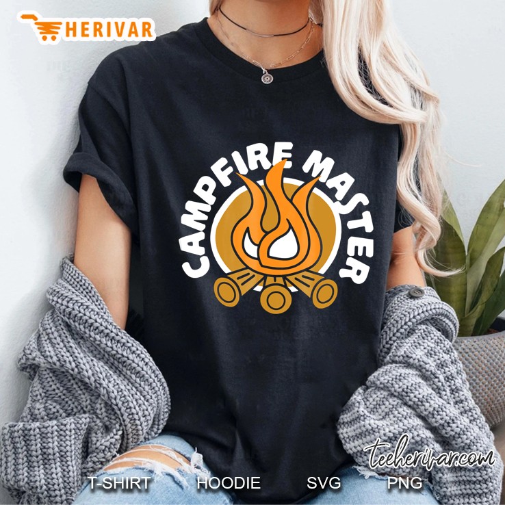 Campfire Master Funny Camping Bonfire Ladies Tee