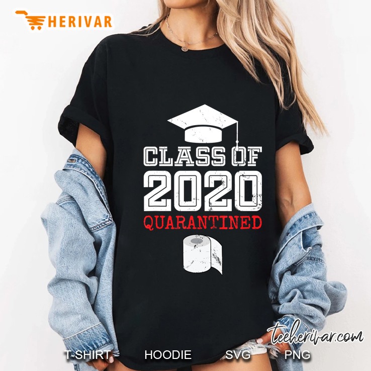 Class Of 2020 Senior Quarantine Funny Distance Toilet Paper Ladies Tee