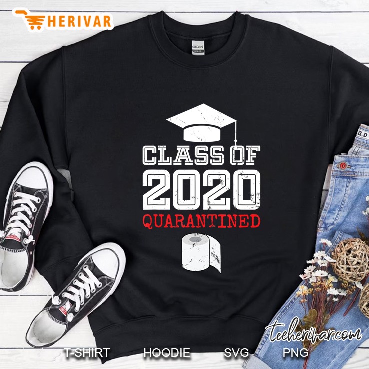 Class Of 2020 Senior Quarantine Funny Distance Toilet Paper Sweatshirt