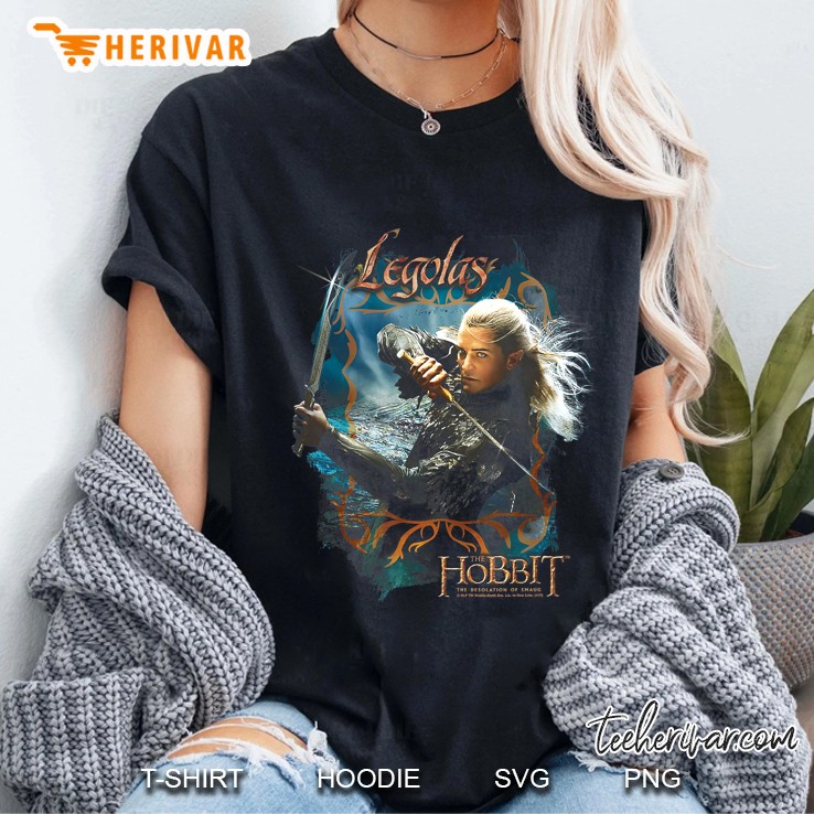 Hobbit Legolas Knives Ladies Tee