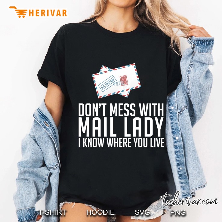 Mail Lady For Postal Worker Pullover Ladies Tee