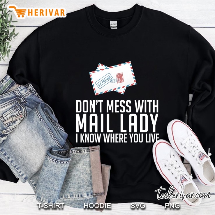 Mail Lady For Postal Worker Pullover Sweatshirt