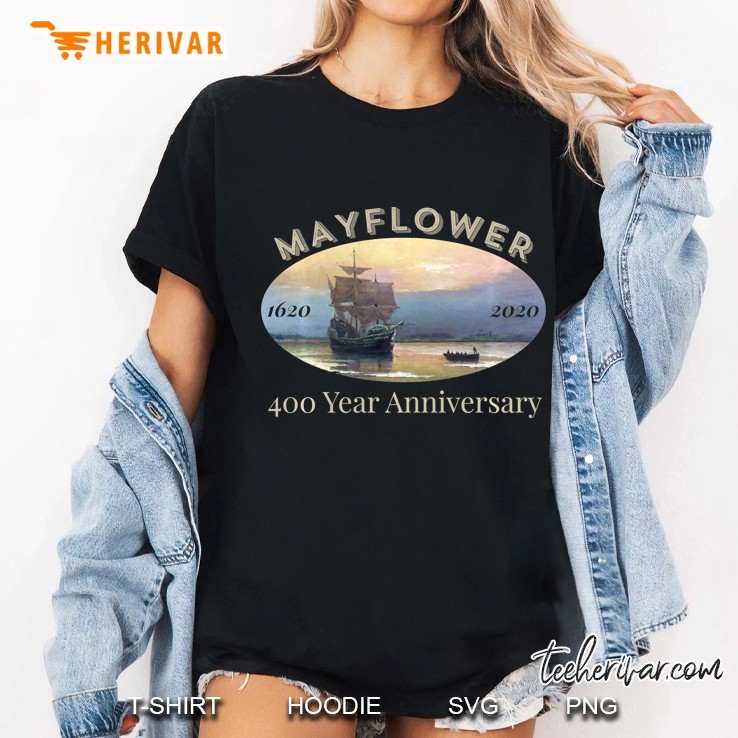 Mayflower Voyage 400 Year Anniversary 1620-2020 Celebration Ladies Tee