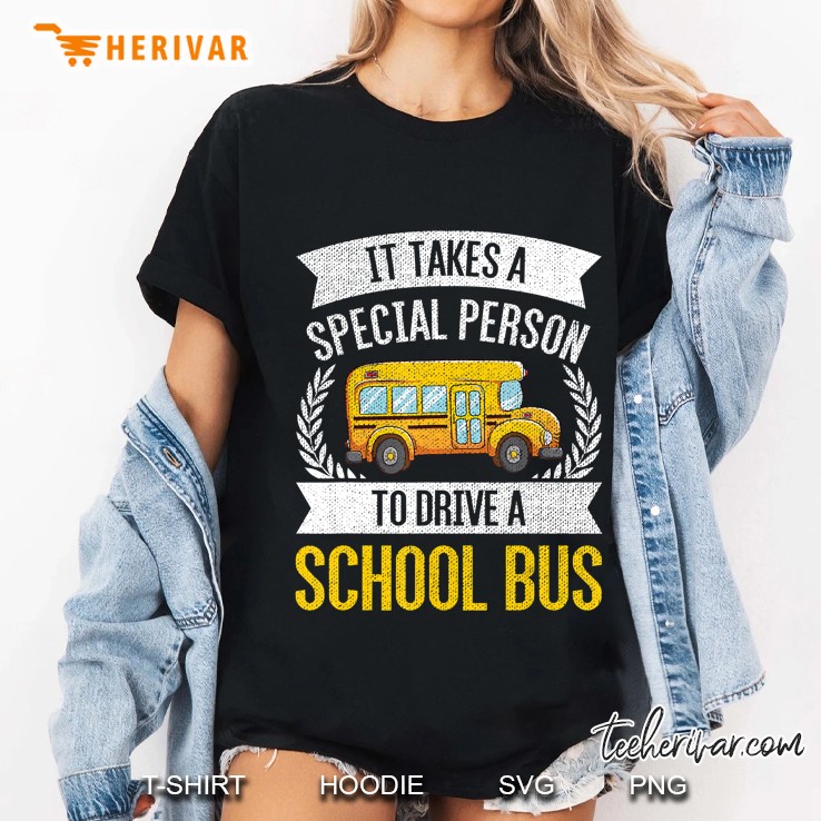 Only Special Persons Become Bus-Drivers School Bus Design Ladies Tee