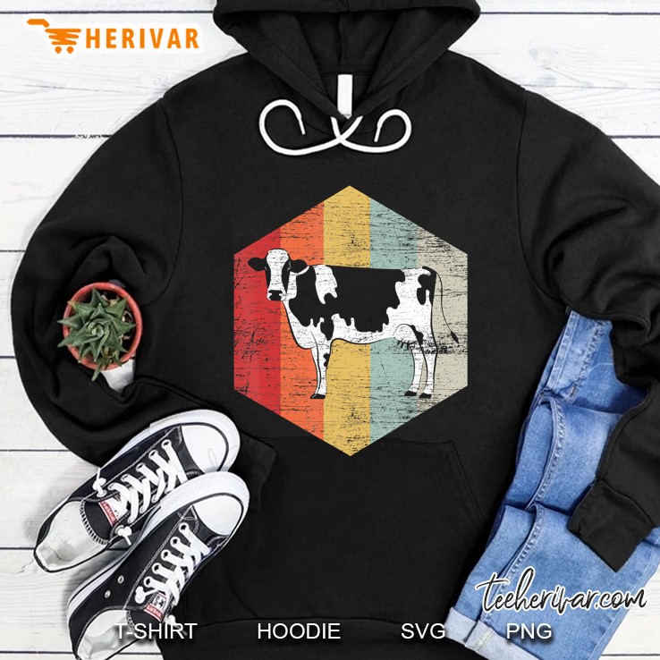 Retro Cow Hoodie