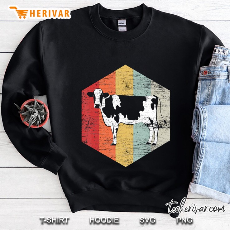 Retro Cow Sweatshirt
