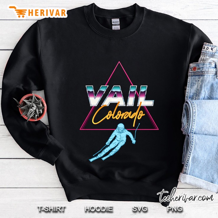 Vail Colorado - Usa Ski Resort 1980S Retro Sweatshirt