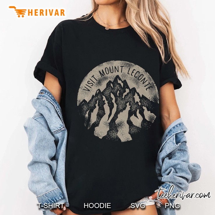 Visit Mount Leconte Smokey Mountains Graphic Premium Ladies Tee