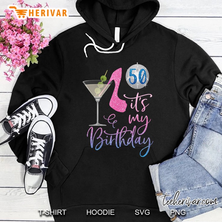 Womens 50Th Birthday Bff Party Squad, 50 Fabulous Drinking Gift Hoodie