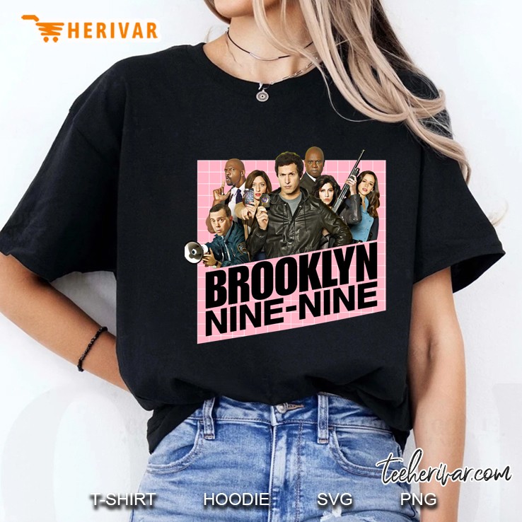 Brooklyn Nine-Nine Pink Logo Ladies Tee
