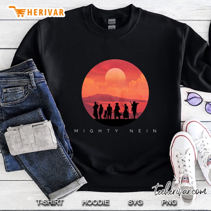 Mighty Nein Shirt Tri-Blend Sweatshirt