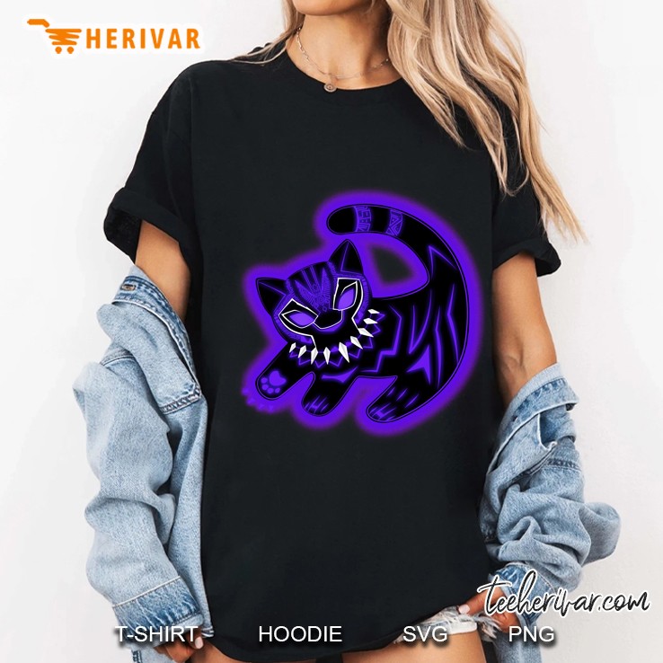 The Panther King Purple Hoodie