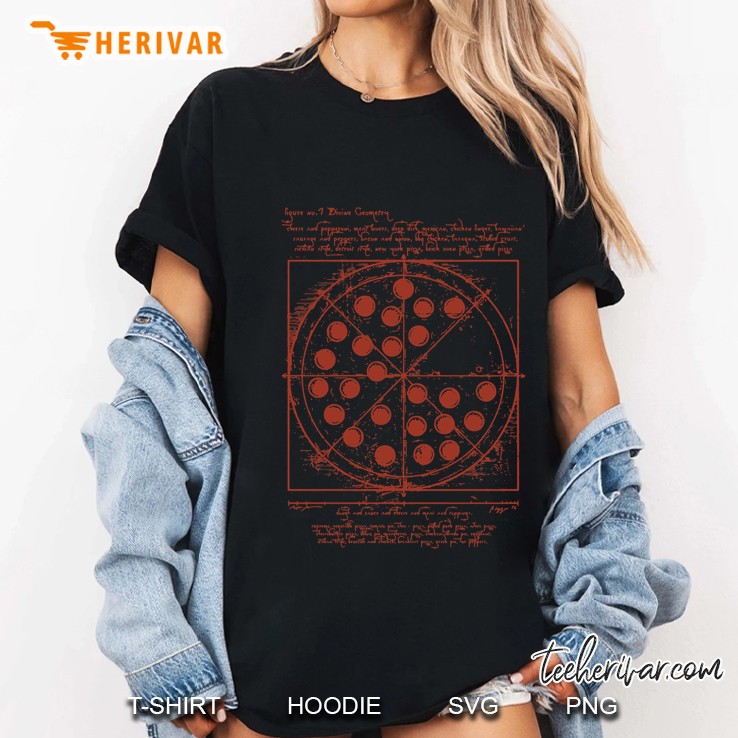 Vitruvian Pizza Classic Hoodie