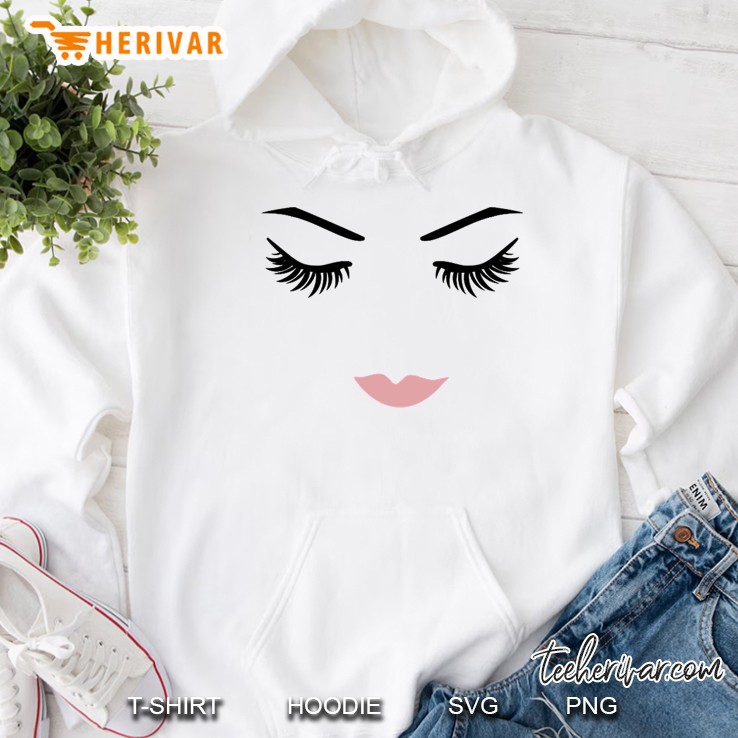 Eyelashes Lips Hoodie